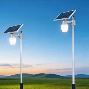 High Lumen Home Outdoor Waterproof Garden Lights Apple Shape Wall Light LED 50W Remote Control Solar Garden Lights for Lawn Road