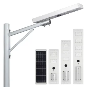 High Lumen IP65 All in One Integrated Solar LED Street Light Motion Sensor Outdoor Solar Road Lamp for Street Parking Lot Garden