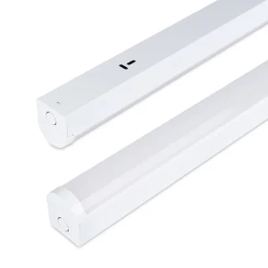 High Lumen PC LED Batten Light 4FT 36W 4000K CE Certified Dimmable IP20 5 Year Warranty Commercial Use Ra>80 Surface Mounted