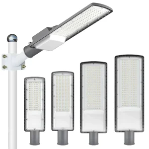 High Lumen Streetlight Aluminum AC85 265V Outdoor Road Lamp IP66 Waterproof 50 100 150 200 250 300 Watt AC LED Street Lights