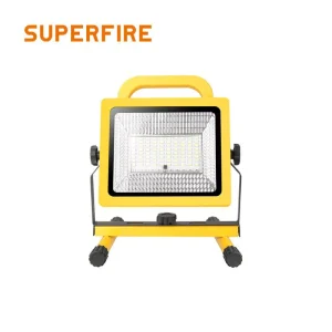 High-Lumens 1100lm 360 Beam Angle IP54 Touch Control Rechargeable 40W LED Floodlight 9-18H Runtime Warehouse Dimmable 8000K