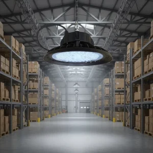 High Lumens Adjustable 100W 200W High Bay Workshop Light for Warehouse Lighting