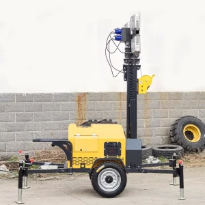 High Mast Portable LED 7m Light Tower High Power Diesel Fuelled