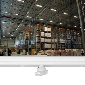High Output Lumen 195lm/w Industrial LED Warehouse Linear Light