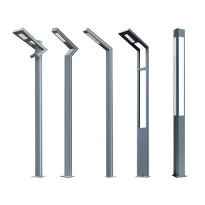High Pole Garden Street Lamp Modern Post Lawn Lamp Landscape Column Outdoor Waterproof Bollard Light