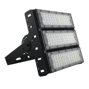 High Power 150W Modular LED Flood Light IP65 Waterproof Outdoor Stadium Sports Field Tunnel Warehouse Industrial Lighting