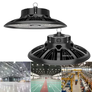 High Power 500W UFO LED High Bay Light Die-cast Aluminum IP65 Industrial Factory Warehouse Lighting