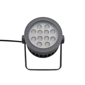 High Power IP66 Outdoor Round LED Tree Light Landscape Projector Floodlight with Cooling Fins Architectural Garden Garden Light