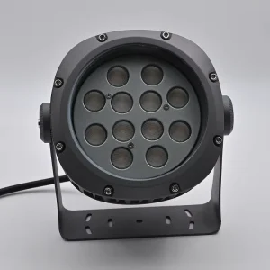 High Power IP66 Outdoor Round LED Tree Light Landscape Projector Floodlight with Cooling Fins Architectural Garden Garden Light