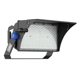 High Power LED Flood Light for Stadium Lighting IP66 Waterproof Sport Field Light 100W External High Mast Light Black