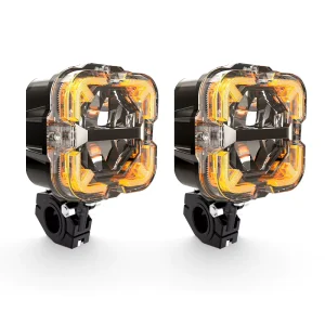 High Power Motorcycle Led Lamps Spotlight Auxiliary Lights for ADV BMW GS 1250 Adventure with Strobe Wire Harness Switch