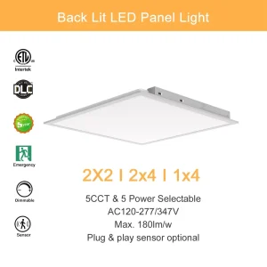 High Power Multi-function Customizable Aluminum Square Modern Office Lighting IP44 Ultra Thin 60×60 LED Panel Light