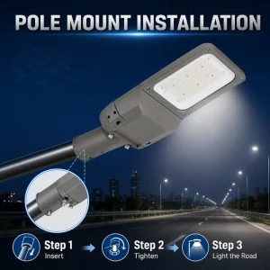 High Power Parking Lot Lighting Outdoor Waterproof IP65 Street Light Road Lights 50W 100W 150W 200W LED Street Lamp for Garden
