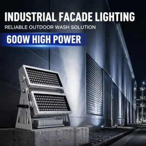 High Power Sport Stadium Field Landscape Lighting IP66 300W AC LED Flood Light 2.5 60 Beam Angle 6000K Color Temp 5 Year