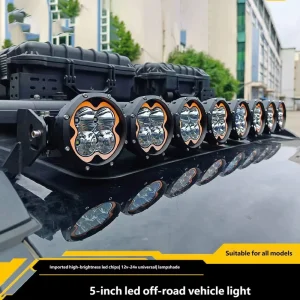 High Power Starry Sky LED Light Bar Waterproof Offroad Car Roof Spotlight Working Lamp for 4×4 SUV Truck Jeep