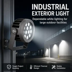 High Quality 18W RGB Color Changing High Bright LED Spotlight IP66 Landscape Outdoor Aluminum Lamp Body CRI 90 Energy Star