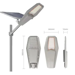 High Quality 40W Outdoor Lighting LED Solar Streetlight Smart Remote Control