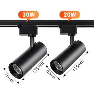High Quality Commercial Office Store Hotel 20W 30W Aluminum Linear Rail System COB LED Track Light