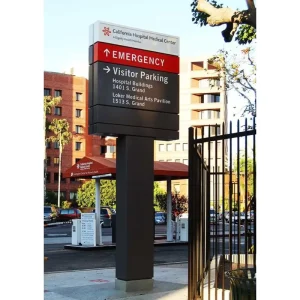 High Quality Custom Logo Advertising Pylon Signage LED Wayfinding Light Boxes