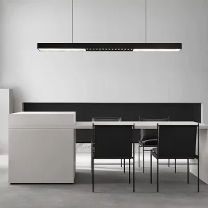 High Quality Home Office Workshop Linear Hanging Lights 45W Aluminum LED Pendant Lamp