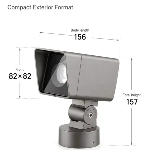 High Quality IP66 Waterproof High Bright Warm White AC LED Flood Lamp Landscape Spotlight with Reflector