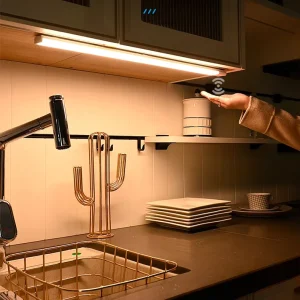 High Quality Modern White LED Cabinet Sensor Light with Hand Wave IR Sensor Wall Mounted for Kitchen Cupboard