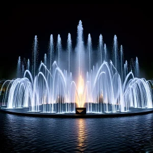 High Quality Music Fountain Price Discounts Colorful Led Lights Music Park Outdoor Water Fountain Equipment Best Seller