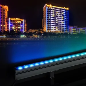 High Quality Outdoor IP66 Waterproof 18W 24W 36W RGB LED Wall Washer Light Building Architectural Lighting Line Lamp