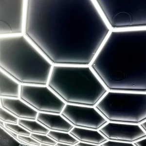 High Quality Portable LED Garage Hexagonal Ceiling Lighting Lights for Car Detailing