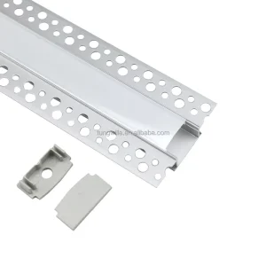 High Quality T5 LED Strip Light Alloy Aluminum Profile Ceiling Drywall Channel Welding Bending Cutting 6063 Series Decorations