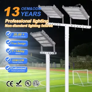 High Quality TKA Stadium LED Flood Light Housing Die Cast Aluminum Alloy Commercial Outdoor IP66 SMD Slim 50W Warehouse