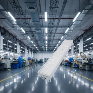 High Quality Tri Proof 60W 150lm W LED Linear Light IP20 Dimmable 5 Year Warranty DALI 1 10V 60cm 120cm 150cm Light