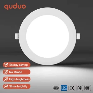 High Quality Ultra Slim Commercial Office Hotel Home Iron White 7W 10W 12W 20W 24W Ceiling Recessed LED Down Light