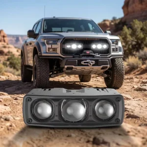 High Refractive Grill Led Lighting 3 Lens Led Grille Lights Wide Application 3 Inch Led Car Grille Light