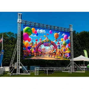 High Refresh Rate P2.6 P3.91 Rental LED Screen Full Color for Stage Concert Trade Show Event
