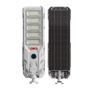High Temp Resistant ABS All in One Solar Street Light 500W Radar Sensor Integrated Outdoor LED Lamp for Desert Pathway