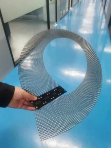 High Transparency Full Color Holographic LED Transparent Display Screen Sunlight Readable