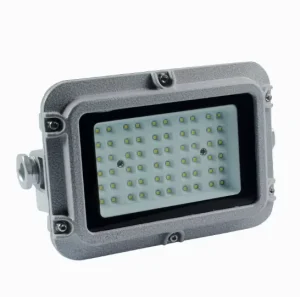 High-Transparency IP66 Tempered Glass Explosion-Proof LED Industrial Floodlight Emergency Three-Chamber with 5-Year Warranty