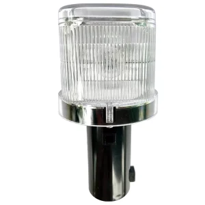 High Visibility LED Traffic Warning Light Solar Charging Flashing Beacon ABS PC Plastic Enhanced White PVC IP66 Protection