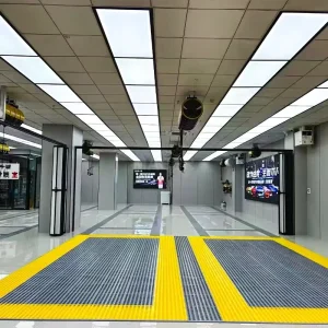 High-brightness Square Garage LED Auto Detailing Ceiling Light 6500K Dimmable Workshop Light Fixtures for Car Wash 8 Grid System