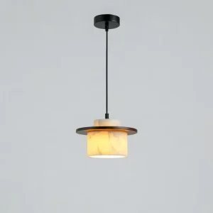 High-end Artistically Atmospheric Modern Minimalist LED Decorative Lighting Niche Marble Pendant Lamp for Bedside Living Room
