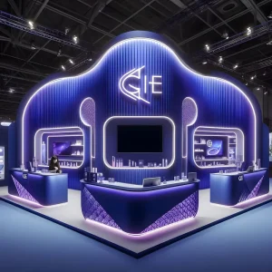 High end MEGA Modular Assembly Exhibition Booth for Modern Fashion Pop Up Store Art Show Event