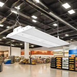 Highbay Led Light CCT and Power Adjustable 80-400W 3000K Linear High Bay Lighting for Factories and Workshops