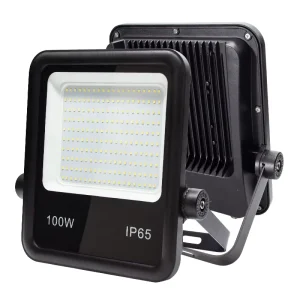 Highlight Waterproof Floodlight Outdoor Led Flood Light 100 Watt For Project Lighting With Black Housing Aluminum IP65