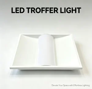 Hilux 40W 60W 3000K 5000K Color Temperature Tunable Powder Coating LED Troffer Lights ETL DLC Listed 5-Year Warranty