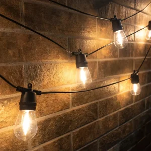 Holiday Festival Lighting Balls Rainproof Outdoor Commercial 5 Meters String S14 10 Bulbs LED Decorative Garden Light