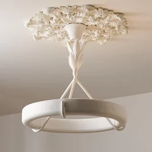 Home Decoration French Luxury Retro Gypsum Custom Pendant Light Big Project Chandelier for Hotel Lobby Villa