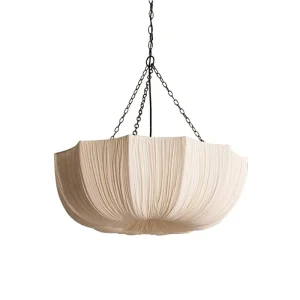 Home Decorative Linen Chandelier Vintage Chandelier Pendant Ceiling Light