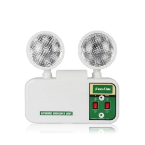 Home Emergency Charging Light Plastic Housing Two Lamp Head 3 Hrs 6 Hrs Time 4.5W 9W Rechargeable Emergency LED Light