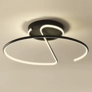 Home Lighting Square Aluminum LED Ceiling Lights Nordic Modern 24W AC Switch Control for Bedroom Dining Room Living Room